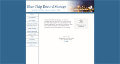 Desktop Screenshot of bluechiprecordstorage.com